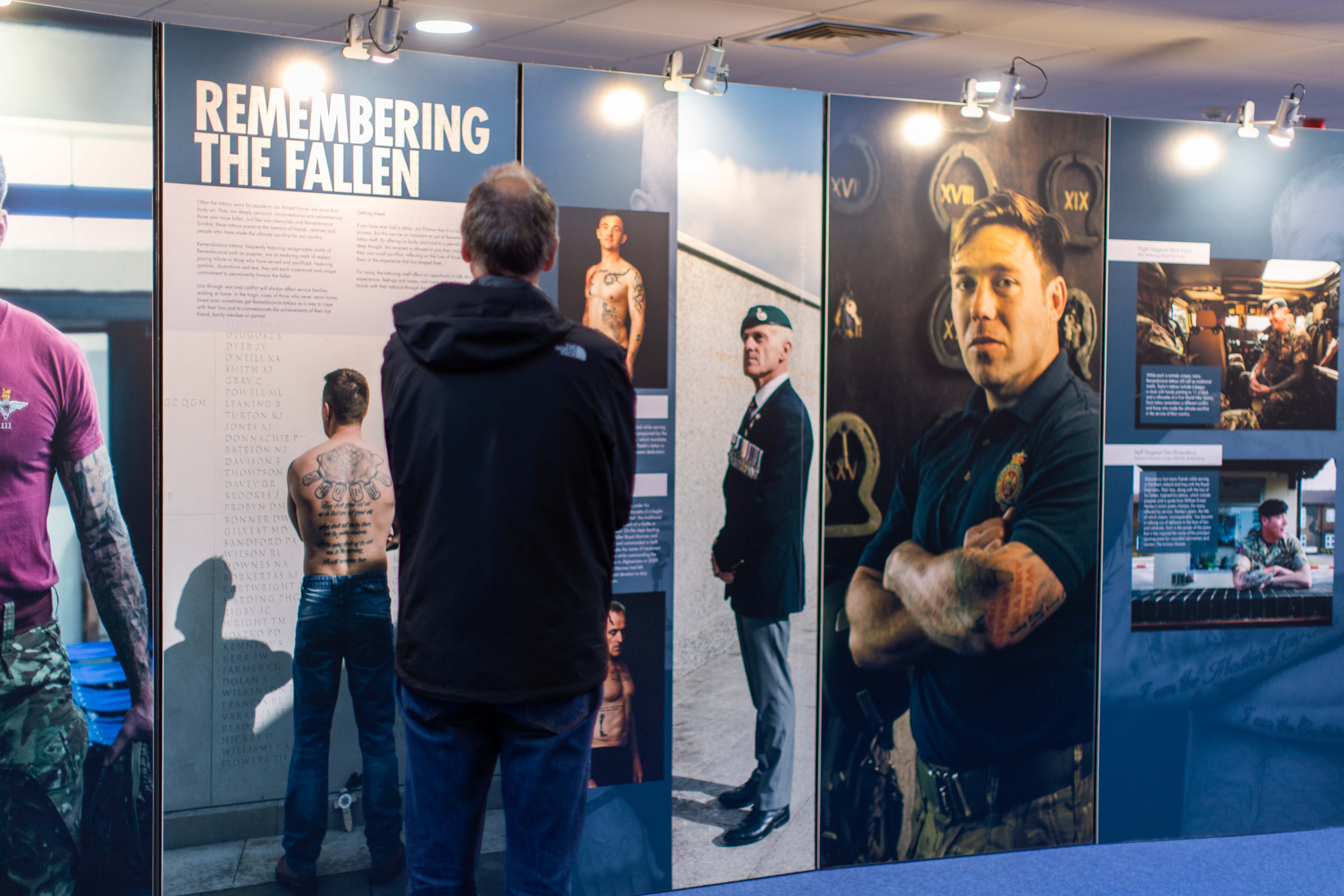 The Royal British Legion, together with the National Memorial Arboretum, worked with the Royal Navy, British Army and Royal Air Force to uncover how tattooing remains an emotional and meaningful act of Remembrance alive in our Armed Forces today.